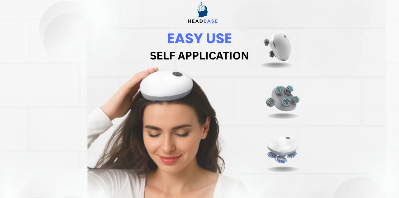 Electric Scalp and Head Massager – Stress Relief and Blood Circulation Support