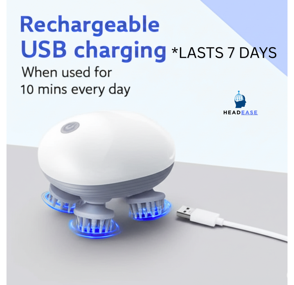 Electric Scalp and Head Massager – Stress Relief and Blood Circulation Support